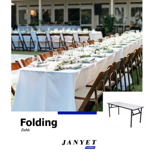 Vente en gros hôtel mariage événement restauration <span class=keywords><strong>Table</strong></span> rectangulaire pliante de 6 pieds - Product Image 1
