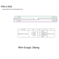 Kabel Angitu Custom Make 18awg/16awg dengan Konektor Anti-Salah 3.0 Pitch