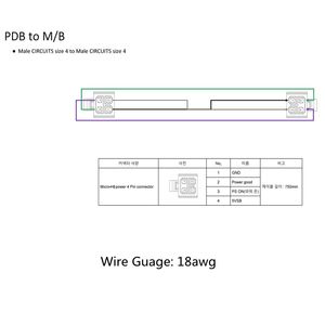 Angitu Özel Yapım 18awg/16awg Kablolar, 3.0 Pitch Kusursuz Konnektörlü - Product Image 3