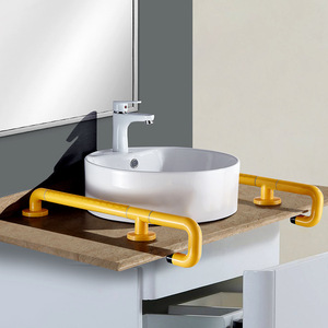 Pasamanos de acero inoxidable antideslizantes Youliang para lavabos de encimera, aptos para personas mayores y con discapacidad, para uso en baños públicos. - Product Image 1