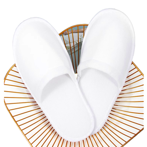 Pantofole Premium in Spugna per Hotel, Personalizzabili con Logo OEM, Suola in EVA, Monouso per <span class=keywords><strong>Spa</strong></span> - Product Image 1