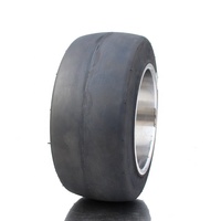 Endüstriyel Preslenmiş Dolu Forklift Lastikleri 280x135x145 Doğal Kauçuk Siyah ISO9001 Sertifikalı Özelleştirilebilir Boyutlar 1 Yıl Garanti