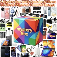 Caja Misteriosa con 5 Artículos Electrónicos Sorpresa, Incluye Smartphone, Reloj Inteligente, Auriculares, Cámara y Juegos, Super Valor