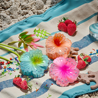 Nouvel arrivage de pince à cheveux 7 cm en plastique fleur d'hibiscus hawaïenne pince à cheveux style doux accessoire de cheveux bijoux pour femmes et filles