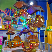 Manèges de parc d'attractions de Noël, jeux pour enfants, gondoles, mini-grande roue à 16 places