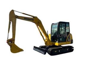 Mini-excavatrice hydraulique d'occasion du Japon pour PC56, 5 tonnes, mini-pelle sur chenilles, moteur haute efficacité 53,7 CV, faible nombre d'heures, en promotion - Product Image 1