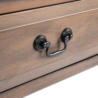 Table de couloir rustique vintage, table d'entrée étroite et longue, console de style fermier