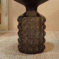 Table d'appoint ronde en verre, design italien moderne et luxueux, dernière collection, très demandée