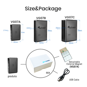 Auto-sali <span class=keywords><strong>Mini</strong></span> 4G GPS Vg07 Tracker Từ Hidden Xe Định Vị Thời Gian Thực Xe Xe Xe Máy Tài Sản Theo Dõi Thiết Bị - Product Image 4