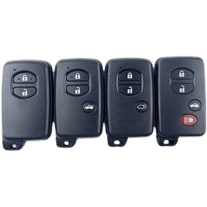 เคสกุญแจรถยนต์โตโยต้า วัสดุ ABS แบบ 4 ปุ่ม สำหรับ Prado Land Cruiser RAV4 - Product Image 1