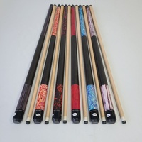 Xmlivet Nouvelles queues de billard de piscine à prix avantageux, 6 couleurs avec embout 3/8-18, bois d'érable domestique, queue de billard 9 boules, queues de club