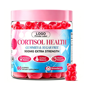 Gomitas de Cortisol de Marca Privada 15 en 1, Suplementos de Cortisol para Mujeres con Ashwagandha, Magnesio, Folato y B12 para el Equilibrio Hormonal - Product Image 1