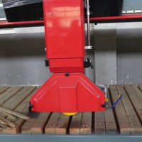 Scie à pont 3 axes ZEUS pour granit/marbre/carrelage, moteur, pompe, boîte de vitesses, roulement, moteur, PLC, découpeuse, télécommande, machine CNC