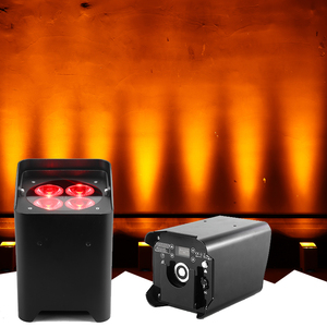 Không thấm nước uplight Pin DJ Disco rửa không dây DMX Wifi đám cưới IP65 giai đoạn dẫn mệnh Ánh sáng 4x10W rgbwa + UV thông minh BAT - Product Image 3