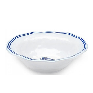 Services <span class=keywords><strong>de</strong></span> table en mélamine Seafarer Compass Rose Ruffle avec assiette et bol - Product Image 6