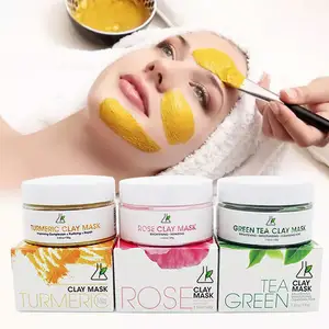 Privates Peeling Aloe Vera Detox Kurkuma Pflaume Avocoda Minze Pfirsich Kokosnuss Peeling Kohlensäure haltige Blasen Ton Gesichts maske