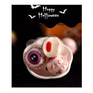 10g 4D kinh dị điên mắt bóng cyclop Gummy kẹo với xi-rô bên trong cho Vui Halloween và kỳ nghỉ vui - Product Image 2