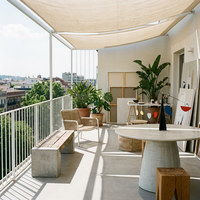 Rampe extérieure traditionnelle en aluminium sur mesure pour balcon d'appartement, escalier, terrasse, hôtel – Installation DIY, résistante à la rouille et à l'eau