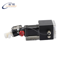Dispositif compact de distribution de micro-liquides anticorrosion, avec contact entièrement céramique, pompe doseuse chimique sans vanne
