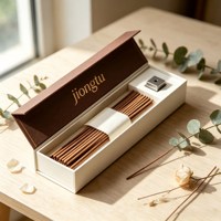 Fabricant en gros de bâtonnets d'aromathérapie en bois personnalisés de la marque JT, 10,5 cm, boîtes cadeaux parfumées, printemps/été/automne