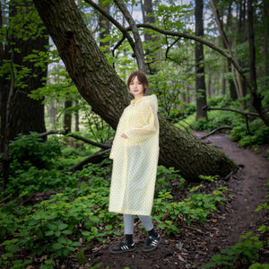 Impermeable de una Pieza de EVA con Diseño de <span class=keywords><strong>Lunares</strong></span> Redondos, Fresco y Elegante, para Adultos, Engrosado, para Senderismo al Aire Libre, Conciertos, Portátil - Product Image 1