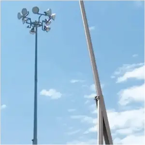 Poteaux carrés à charnière centrale personnalisés, étanches, haute luminosité, protection contre la foudre pour l'extérieur - Product Image 4