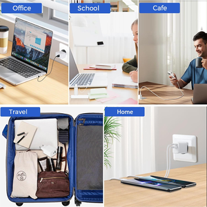 <span class=keywords><strong>Chargeur</strong></span> de bureau à charge rapide <span class=keywords><strong>USBC</strong></span> 20W 2 ports Type C avec certification CE FCC pour iPhone pour <span class=keywords><strong>Samsung</strong></span> pour Huawei pour Xiaomi - Product Image 5