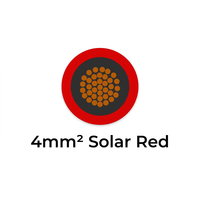 Câble PV réticulé 4mm² 6mm² 10mm² H1Z2Z2-K, fil solaire double isolation anti-UV pour système photovoltaïque