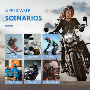 Customization X2 PRO 6-Rider Motorcycle <strong>Intercom</strong> <strong>System</strong> with 500M <strong>Wireless</strong> Range <strong>Audio</strong> Mixing &amp; Music Sharing - Product Image 2