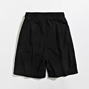 Pantalones cortos de seda helada con logo personalizado para hombre, de verano, de alta calidad, de secado rápido, para ejercicio, pantalones de cinco puntos, holgados, informales, cómodos para la playa. - Product Image 2