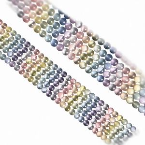 Natural Outstanding 8mm Pink Selenite Smooth Round <b>Stone</b> <b>Beads</b> Gemstone Loose <b>Beads</b> for Jewelry Making for Pease Group - Product Image 4