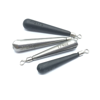 1/8 3/16 1/4 5/16 3/8 1/2 5/8 3/4 1oz tungstène nouveau poids maigre nouveau Drop Shot basse pêche poids plomb avec Clip oeillet