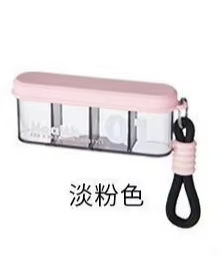 Boîte à médicaments portable en gros pour la maison, petite, écologique, pliable, en plastique, mini-rangement, sept jours de la semaine, compartimentée - Product Image 2