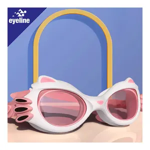 Bonne vente conception d'enfant et lunettes de natation de haute qualité personnalisées lunettes de natation pour enfants en silicone imperméable de sécurité écologique