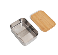 Boîte à lunch Nicety en acier inoxydable 304, 2/3 compartiments pour le stockage des aliments, boîte à bento, sûre pour les activités de plein air, récipient alimentaire