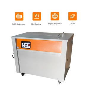 Macchina Reggiatrice Elettrica da Tavolo a Doppio Motore <span class=keywords><strong>per</strong></span> Imballaggio Cartoni 6-15mm PP Vendita Diretta dalla Fabbrica - Product Image 3