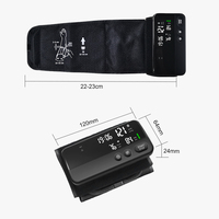 Tensiomètre numérique Yonker pour la surveillance de la pression artérielle, tensiomètre électronique pour le bras supérieur, Bluetooth rechargeable