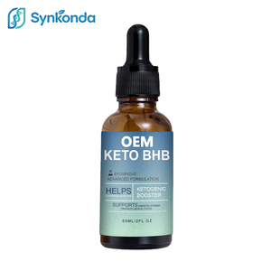 Gouttes liquides Keto BHB 60 ml Supprimer l'appétit Complément alimentaire pour la perte de poids 2000 mg Cétone L-Carnitine Extrait de thé vert à la framboise Gingembre - Product Image 1