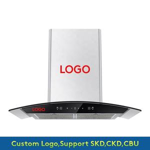 H215-6s <span class=keywords><strong>Greentec</strong></span> personnalisé moderne Type cuisine corps en acier inoxydable hotte cheminée hotte - Product Image 3