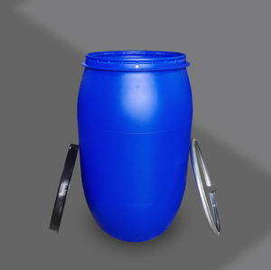 Fût en <span class=keywords><strong>plastique</strong></span> HDPE bleu recyclable et écologique de 200 L, carré/cylindrique, à double anse, vente en gros, produit phare - Product Image 6