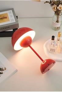 Sonno carino Led visione notturna luce luce <span class=keywords><strong>notte</strong></span> letto lampada Mini portatile fungo giallo caldo tavolo lettura notturna luce moderna - Product Image 5