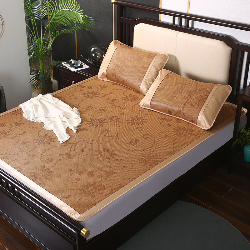 Classic single-sided rattan mat - narcissus