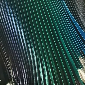 Tasarlanmış saten kademeli değişen dijital baskılı pilili etek kumaşlar