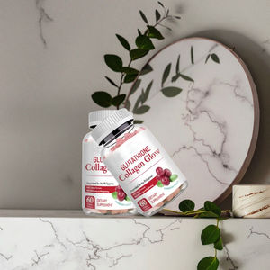 คอลลาเจนผงกัมมี่คอลลาเจนผลิตภัณฑ์เสริมอาหารกลูตาไธโอนเพิ่มความขาวให้ผิวเล็บรสผลไม้ธรรมชาติ - Product Image 1