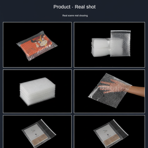 CFC auto-scellant Poly plastique sac à bulles pochettes de protection rembourrées pour l'expédition d'emballage pour lunettes Mail Express emballage - Product Image 1