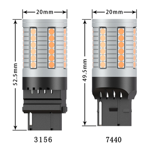 Lampadina <span class=keywords><strong>LED</strong></span> 1156 7440 <span class=keywords><strong>P21w</strong></span> Bau15s 40smd 45smd 3030 per Interni Auto, Luce Rossa Stroboscopica, <span class=keywords><strong>Retromarcia</strong></span>, Freno 3156 - Product Image 4
