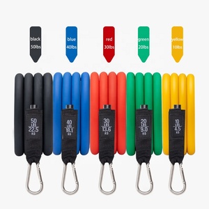 11 Chiếc Dây Kháng Lực Nhãn Hiệu Riêng Tùy Chỉnh Dây Kháng Lực Bộ Dây Kháng Lực Kéo Lên Tập Thể Dục Gym Với Tay Cầm Neo - Product Image 6