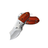 EDC Outdoor Bearing System Taschen werkzeuge Rutsch fester Holzgriff Kleine klappbare taktische Messer