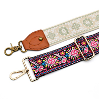 Large 5cm bandoulière colorée ceinture de remplacement réglable style guitare sangle de sac à bandoulière