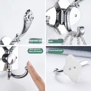 ตะขอแขวนเสื้อเดี่ยวแบบทันสมัยตะขอแขวนผนังทำจากสเตนเลสสตีลแข็งแรงทั้งหมดพร้อมดีไซน์ทันสมัย - Product Image 4